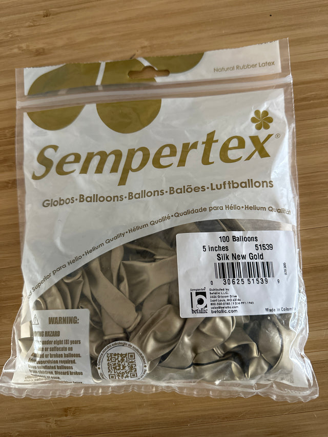 5” Sempertex - Silk New Gold