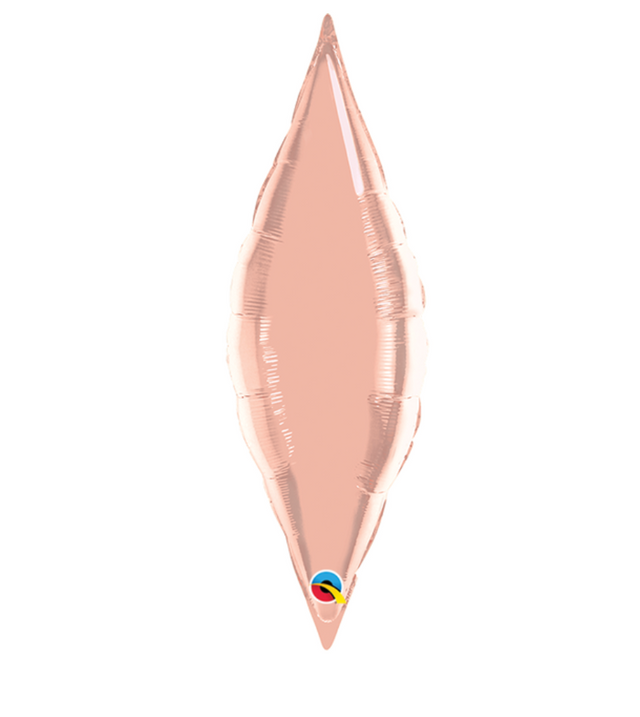27" Qualatex Rose Gold Taper